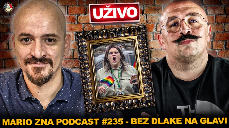 UŽIVO! U Podcast Mario ZNA danas stiže gost iz Zagreba, Filip Slipčević u bunkeru: "Bez dlake na glavi"