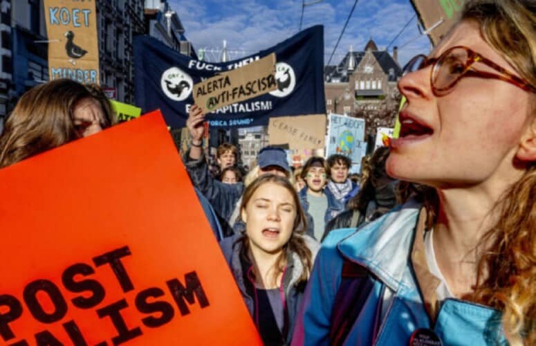  Greta danas predvodila najveće “ekološke” proteste u Holandiji: “Deca su prva pogođena klimatskim promenama”