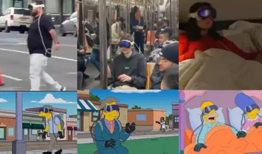  Svet na korak od Distopije! Ljudi šetaju ko muve bez glave sa novim Apple-ovim Virtuelnim naočarama, Simpsonovi ponovo predvideli (VIDEO)
