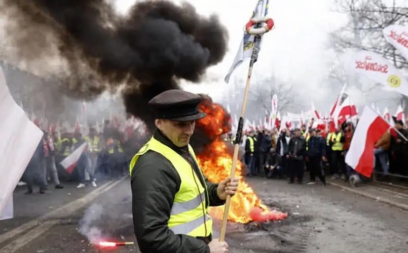  Poljski farmeri organizovali 600 protesta u jednom danu protiv zelene agende EU