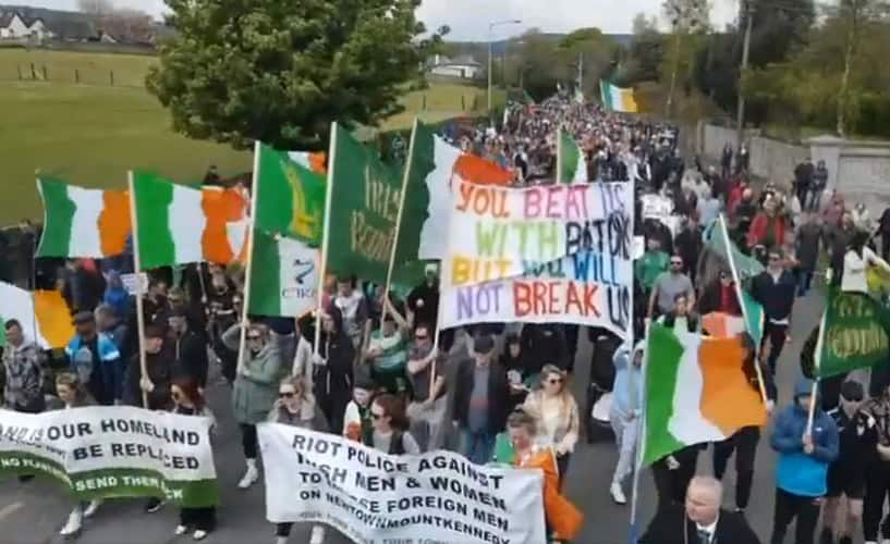  Hiljade irskih demonstranata protestuju protiv globalističke agende: Zamene stanovništva migrantima