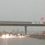 POGLEDAJTE! Haos na auto-putu Miloš Veliki zbog nevremena! Vozači se sakrili ispod nadvožnjaka (VIDEO)