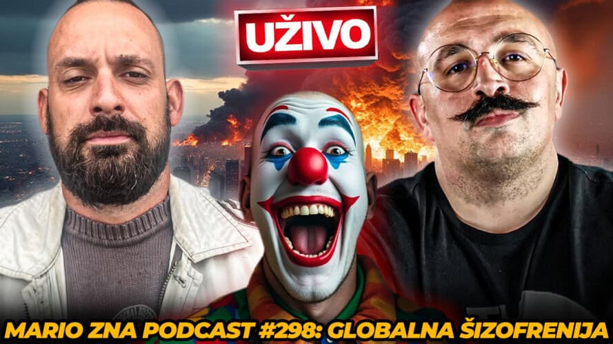 Globalna šizofrenija, trguje se ljudskim dušama! Stefan Gajić u novoj epizodi podkasta Mario Zna (UŽIVO)