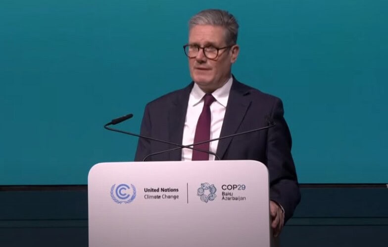  Kir Starmer na klimatskom samitu COP29: Britanci će morati da jedu manje mesa