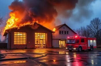 NEMAČKA: Vatrogasni dom izgoreo do temelja jer pazite "Nije postojao alarm za uzbunu od požara"