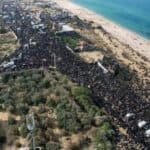 Šokantne slike: Desetine hiljada Palestinaca se vraćaju peške u uništene domove u Gazi