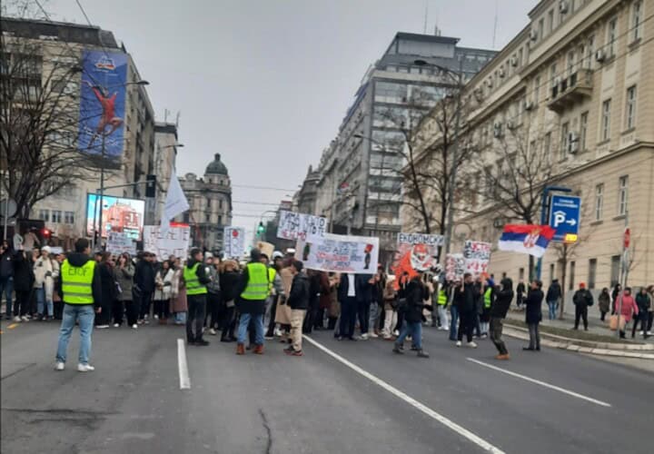  Protesti studenata i učenika srednjih škola širom Srbije i danas