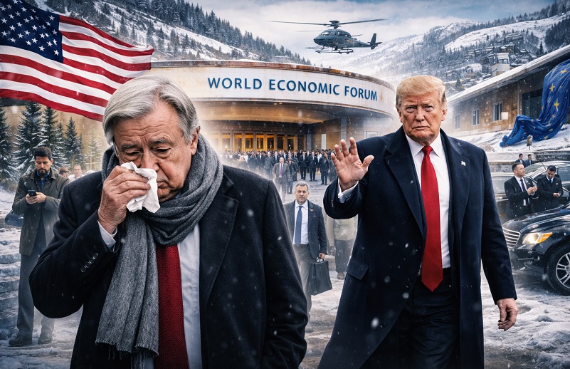 Svetski lideri beže iz Davosa pred dolazak Trampa, Gutereš odustao zbog „teške prehlade“