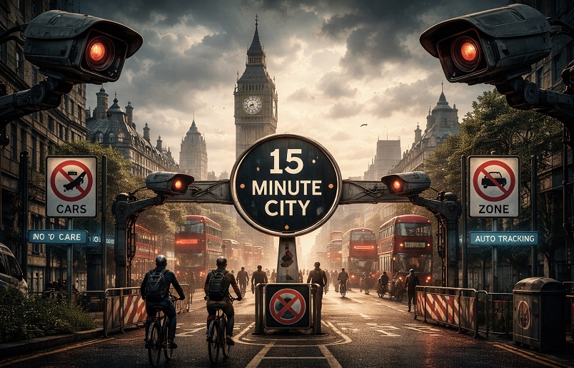 Orvel na delu: Britanska vlada otvara vrata 15-minutnim gradovima širom zemlje