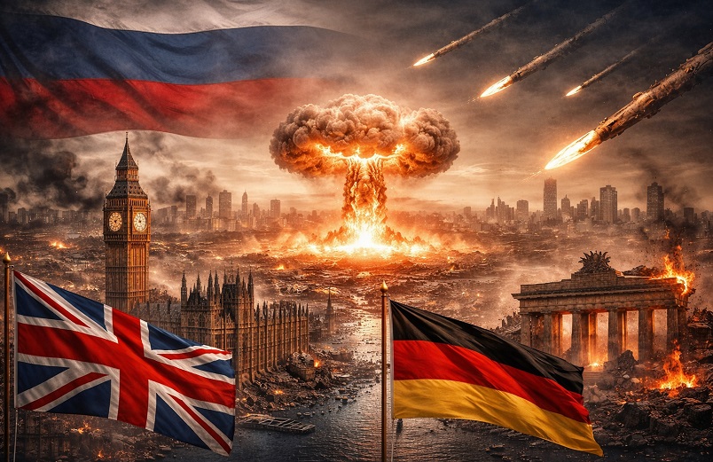 Britanci i Nemci i ne znaju da mogu da nestanu u jednoj sekundi: Taker Karlson tvrdi da Rusija razmatra nuklearni udar