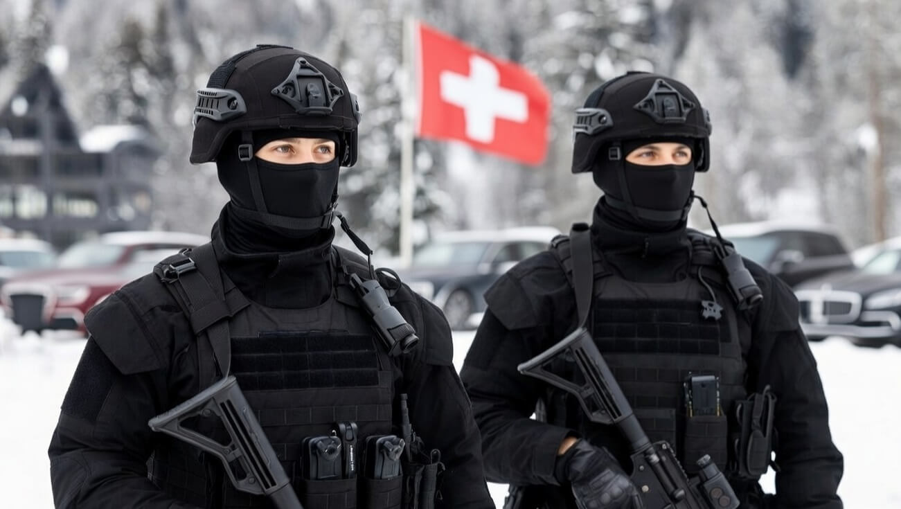 Kao da je ratno stranje! Davos je za vreme održavanja WEF-a imao više vojske na ulicama nego što ih ima na frontu u Ukrajini! Koristili i PVO!