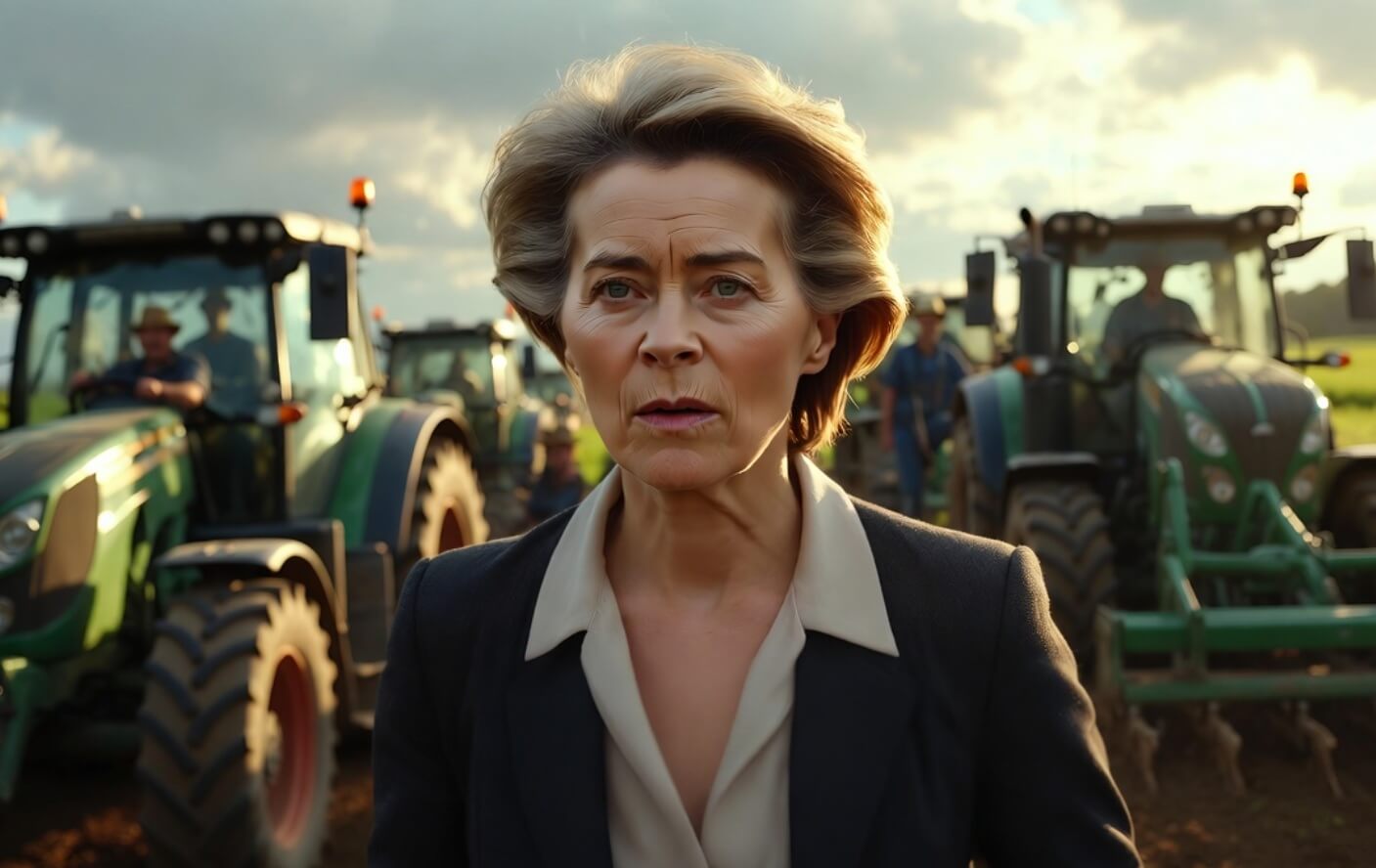 EU u rasulu! HILJADE FARMERA blokiralo Strazbur! Zahtev je jasan: "Ursula fon der Lajen mora da leti" (VIDEO)