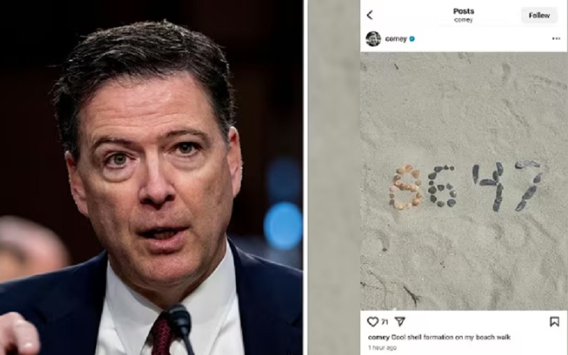 BIVŠI ŠEF FBI OPTUŽEN ZA PRETNJU TRAMPU: Objavom sa brojevima “86 47” navodno pozivao na ubistvo