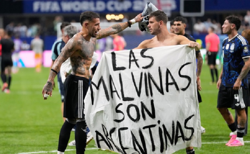 Britanija traži kaznu za Argentinu: Transparent o Foklandima izazvao političku buru na Mundijalu
