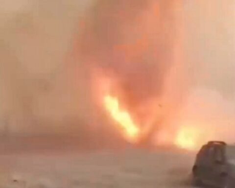Vatreni tornado u černobiljskoj zoni zabrane (VIDEO)