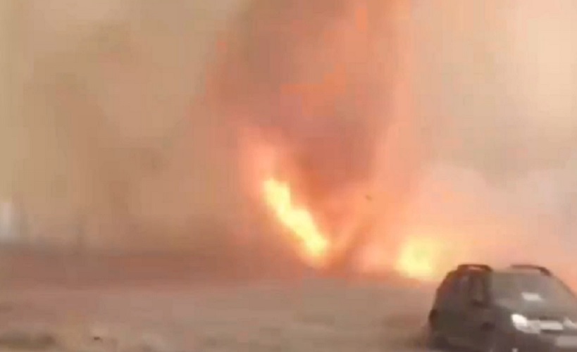 Vatreni tornado u černobiljskoj zoni zabrane (VIDEO)